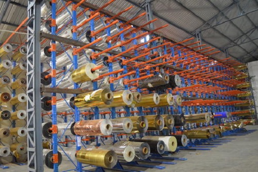 High-Capacity Rolled Spool Wire Storage