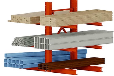 Standard duty cantilever racking