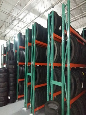 Warehouse Racks Used For Automotive Tires