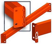 PALLET RACK HORIZONTAL BEAMS