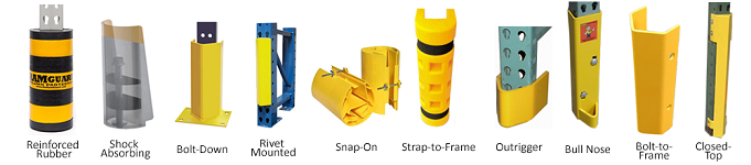 PALLET RACK COLUMN PROTECTORS